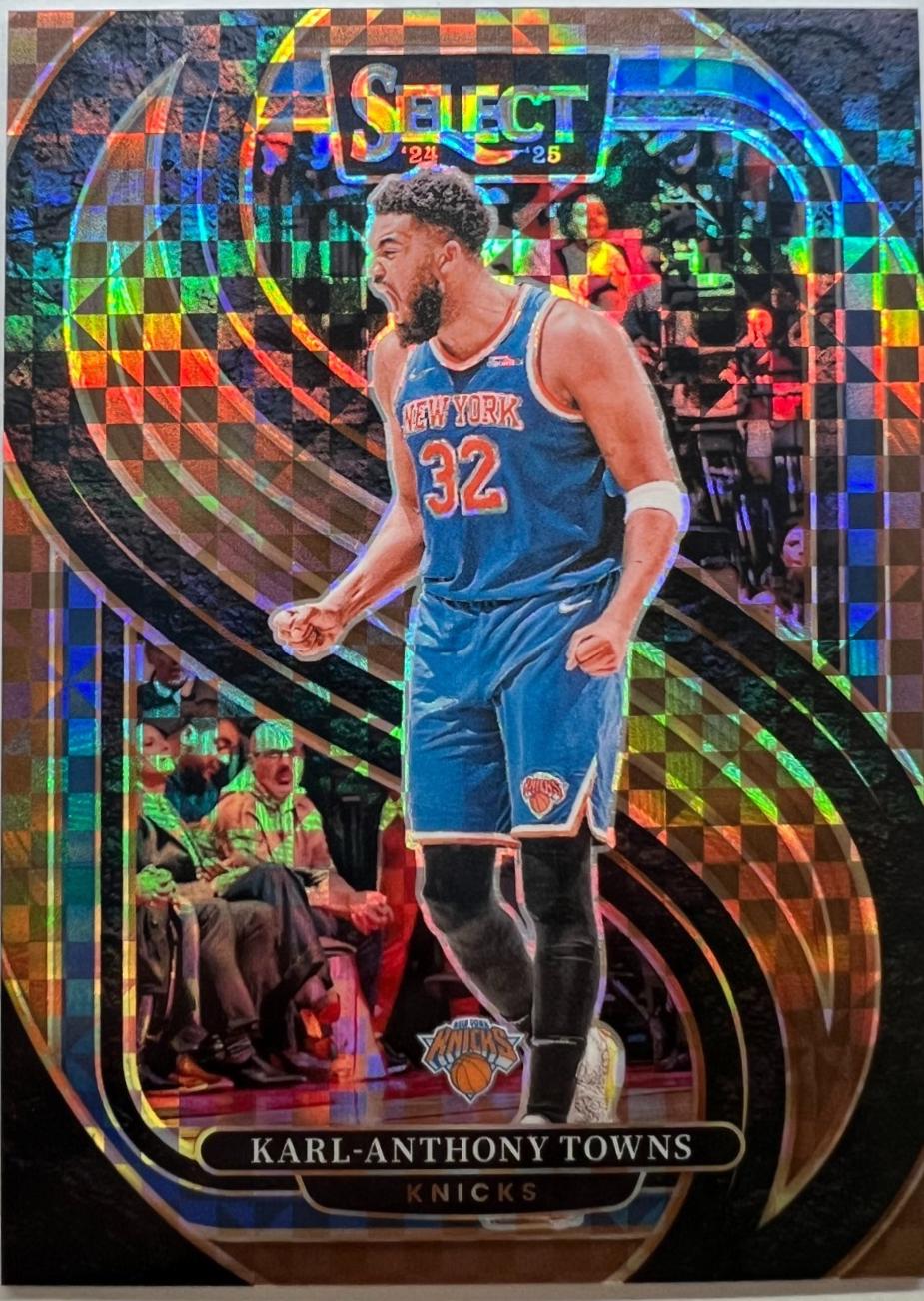 Karl-Anthony Towns [Bronze Checker Prizm] #114