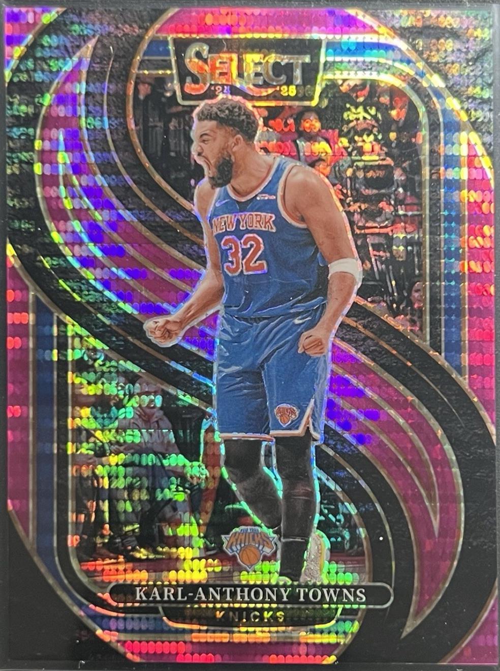 Karl-Anthony Towns [Neon Purple Pulsar Prizm] #114