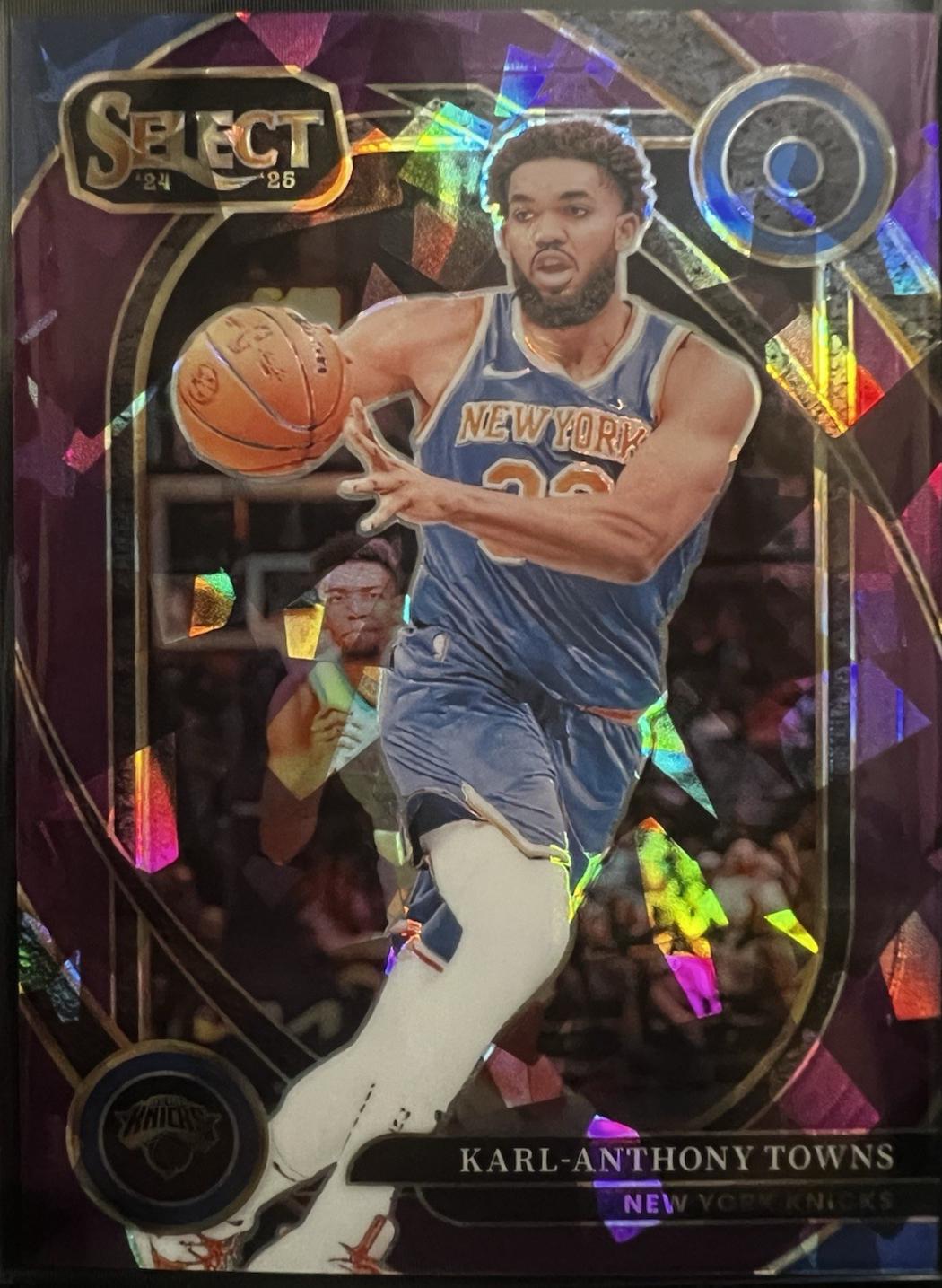 Karl-Anthony Towns [Purple Cracked Ice Prizm] #226