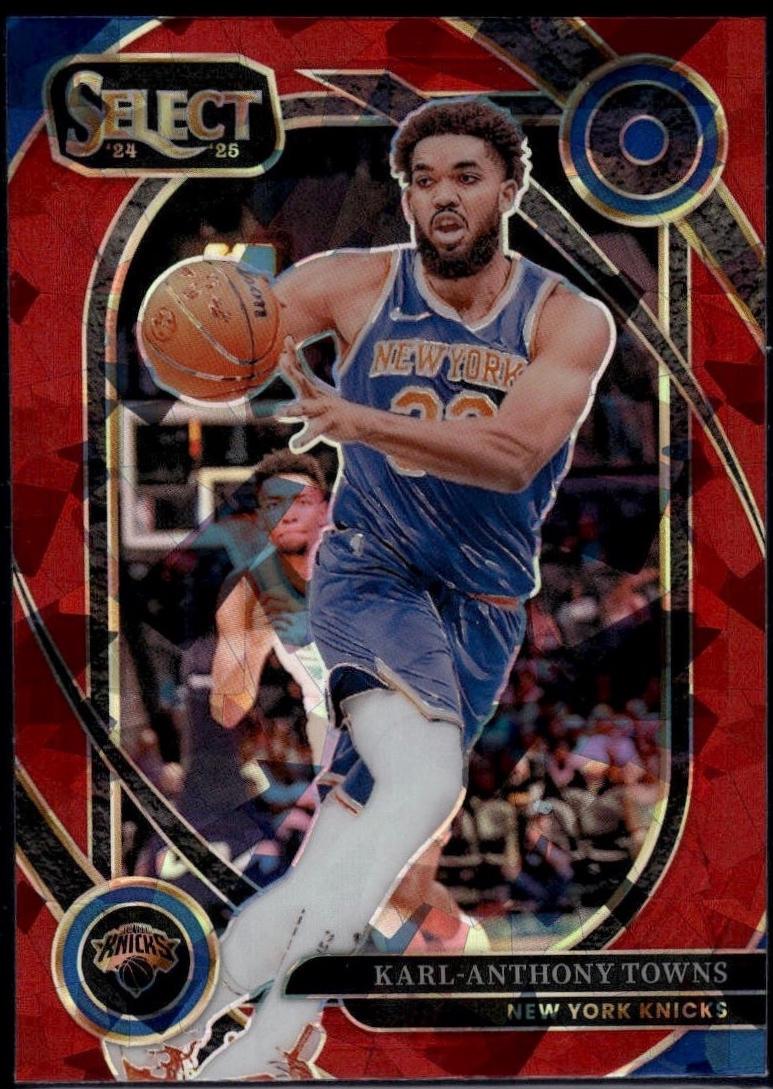 Karl-Anthony Towns [Red Cracked Ice Prizm] #226