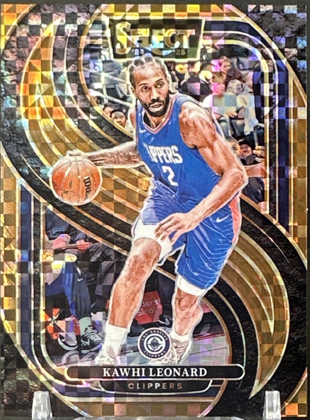 Kawhi Leonard [Bronze Checker Prizm] #105