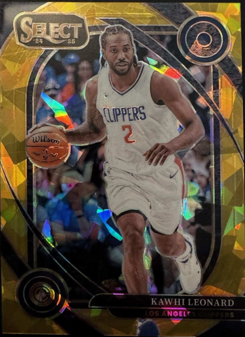 Kawhi Leonard [Gold Cracked ice Prizm] #237