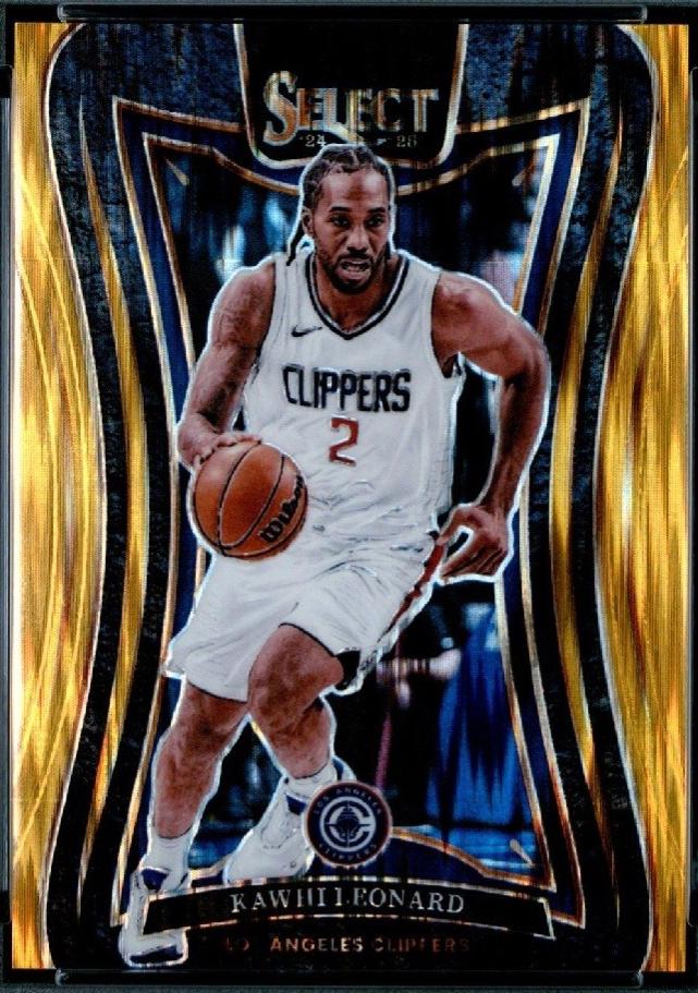 Kawhi Leonard [Gold Flash Prizm] #350