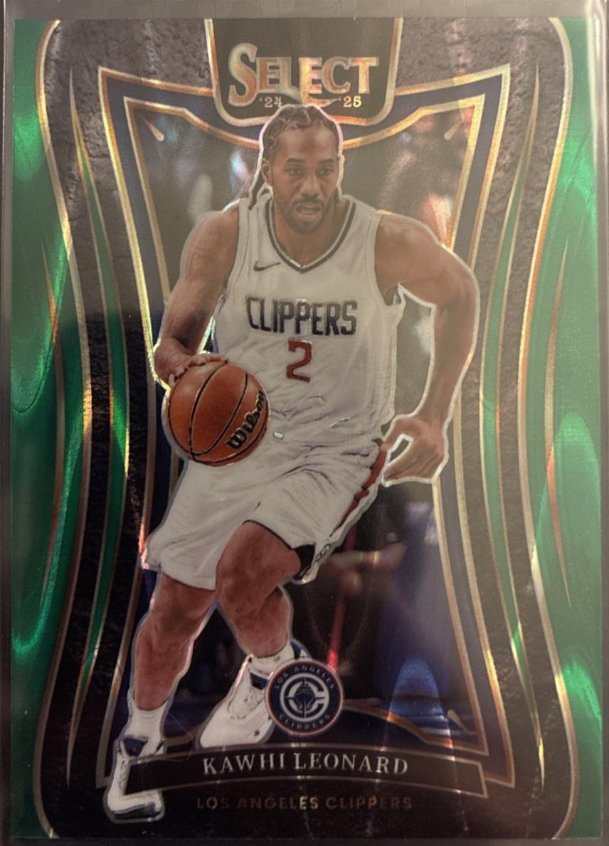 Kawhi Leonard [Green Stars Prizm] #350