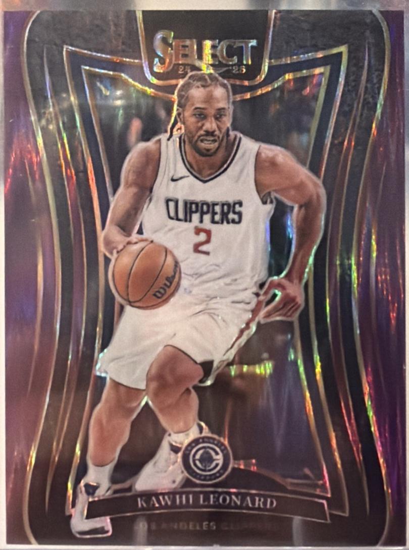 Kawhi Leonard [Purple Flash Prizm] #350