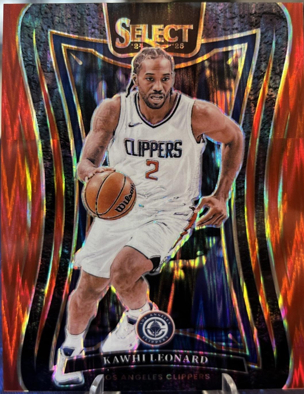 Kawhi Leonard [Red Flash Prizm] #350