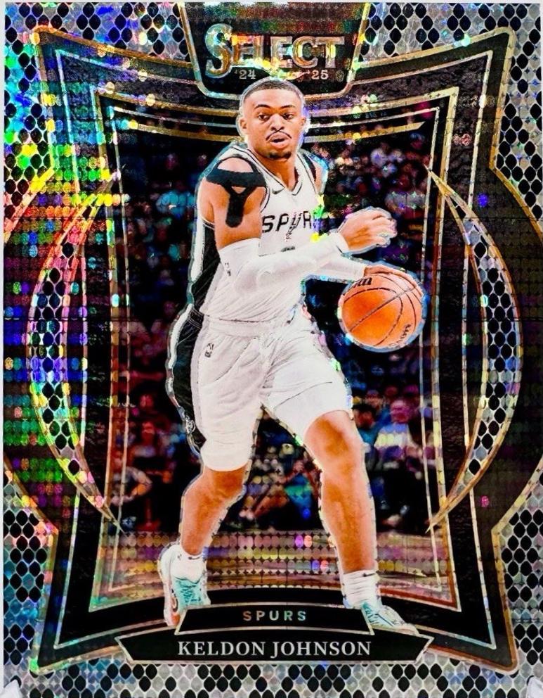 Keldon Johnson [Black Snake Skin Pulsar Prizm] #58