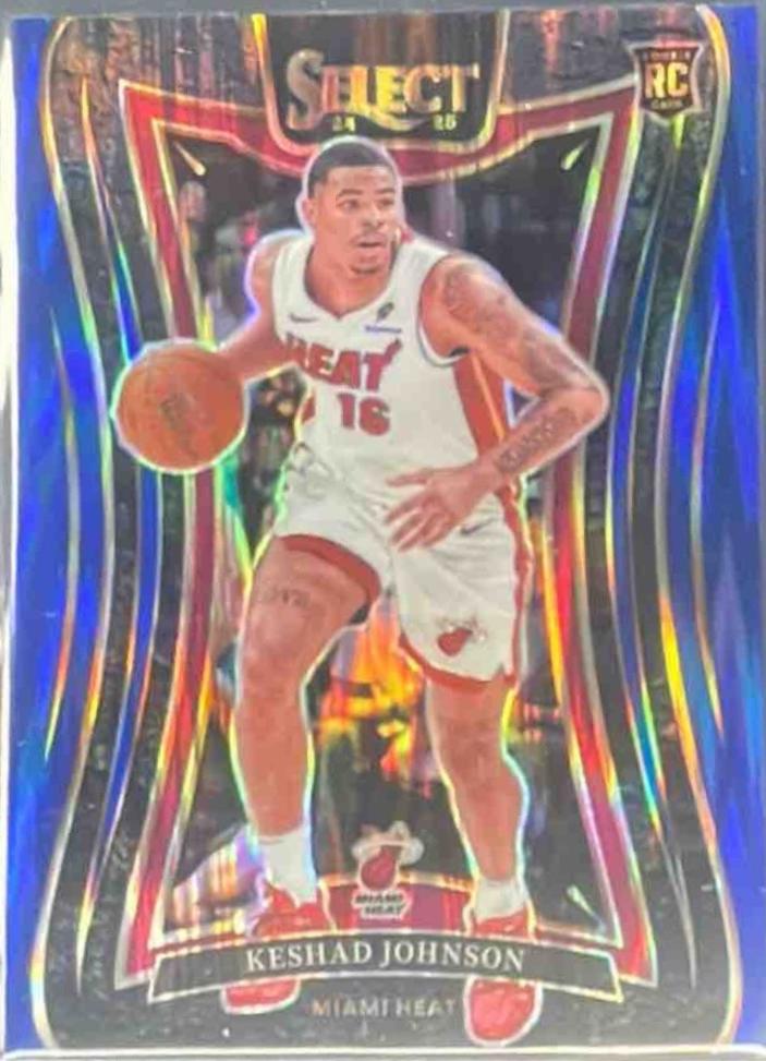 Keshad Johnson [Blue Flash Prizm] #387