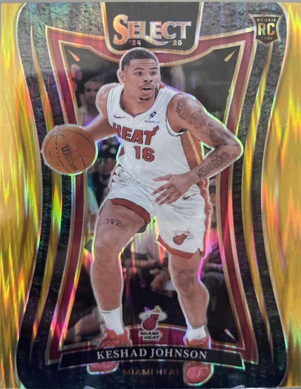 Keshad Johnson [Gold Prizm] #387