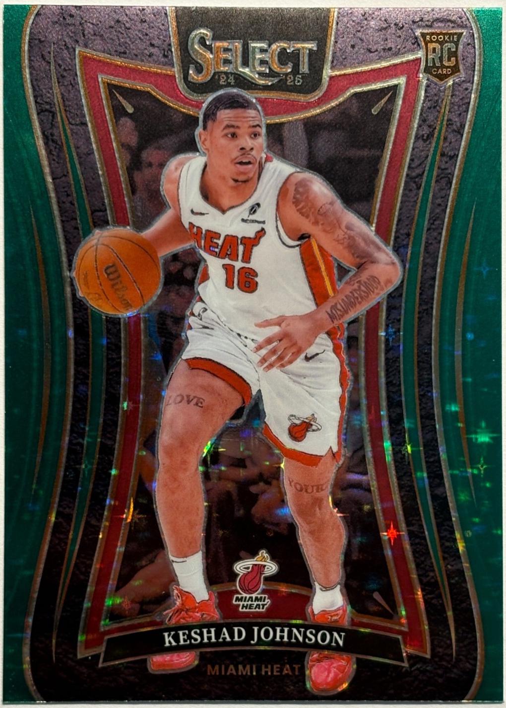Keshad Johnson [Green Stars Prizm] #387