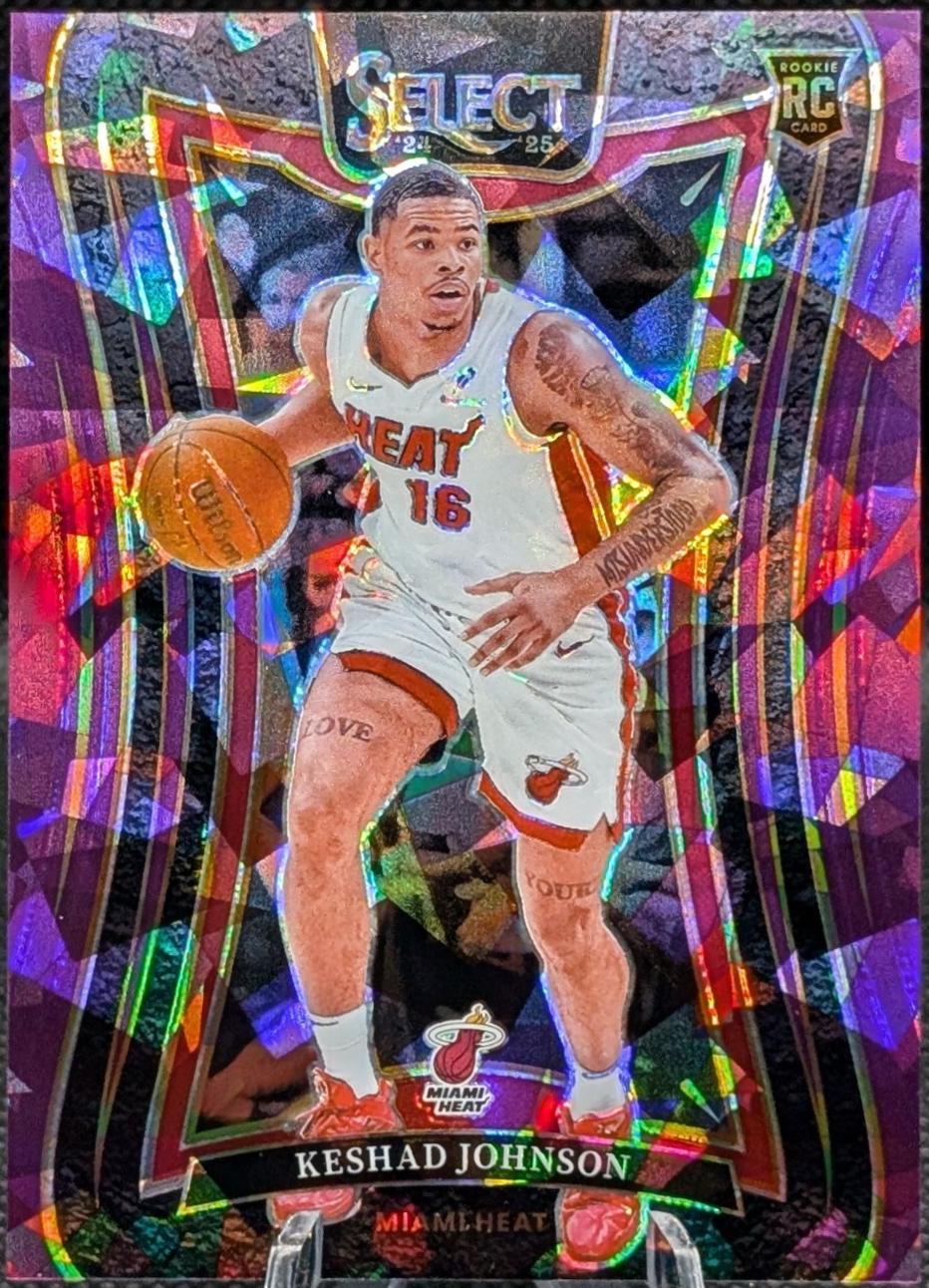 Keshad Johnson [Pink Cracked Ice Prizm] #387