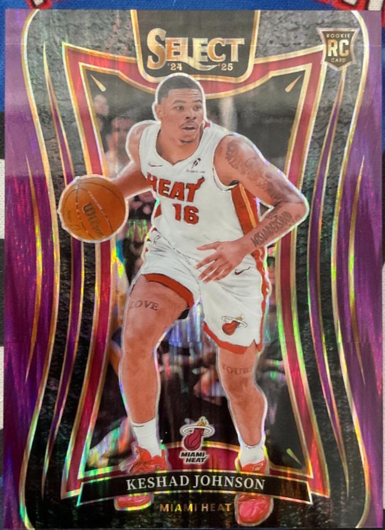 Keshad Johnson [Purple Flash Prizm] #387