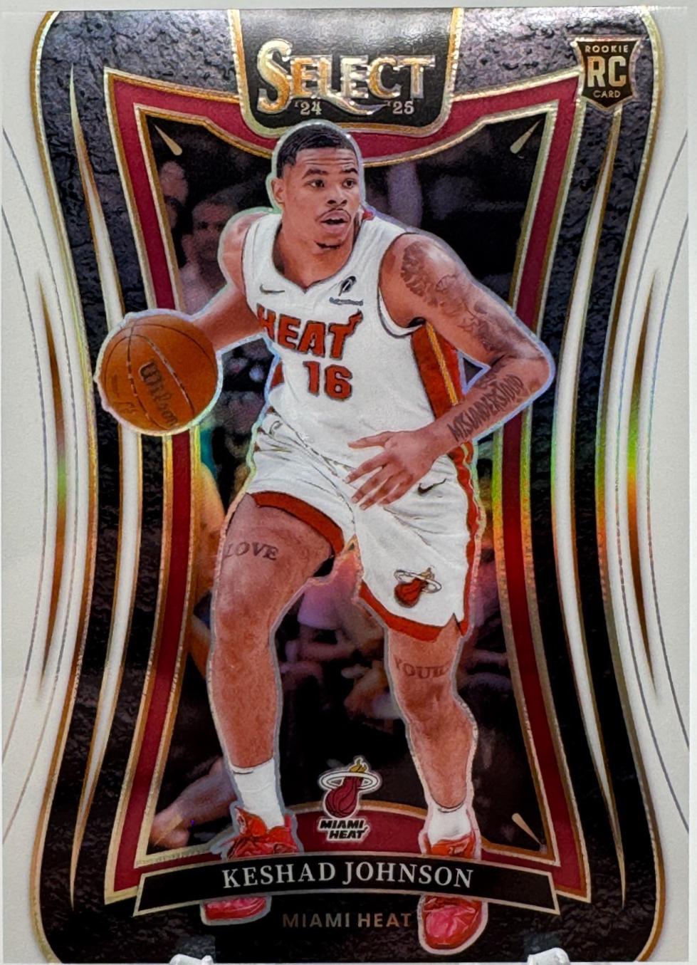 Keshad Johnson [White Prizm] #387