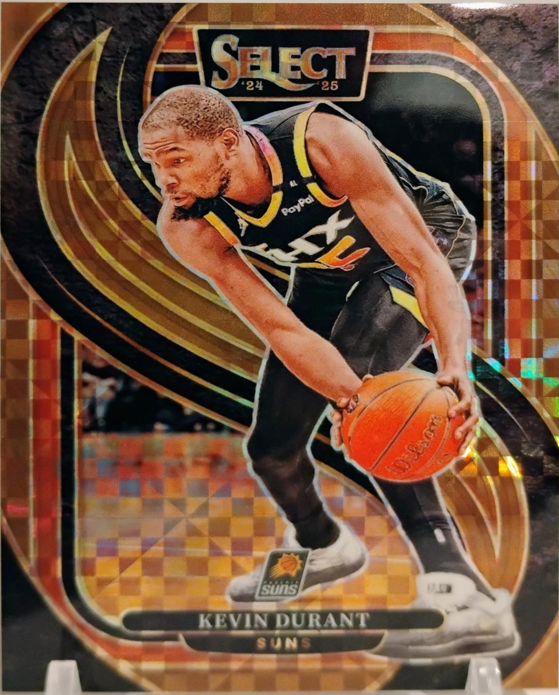 Kevin Durant [Bronze Checker Prizm] #127