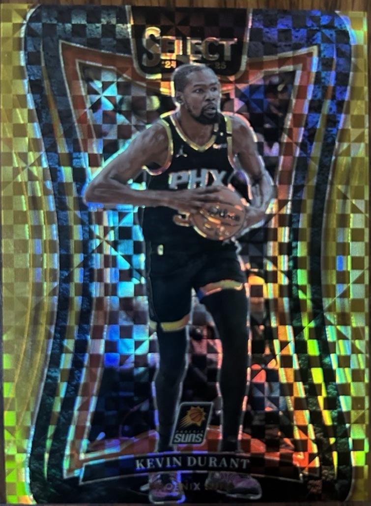 Kevin Durant [Gold Cracked Ice Prizm] #338
