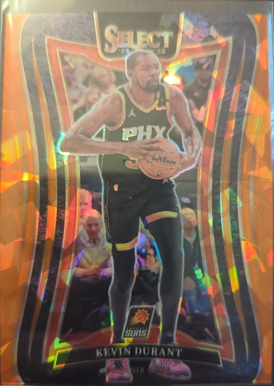 Kevin Durant [Orange Cracked Ice Prizm] #338