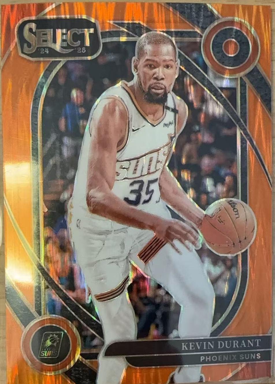 Kevin Durant [Orange Flash Prizm] #242