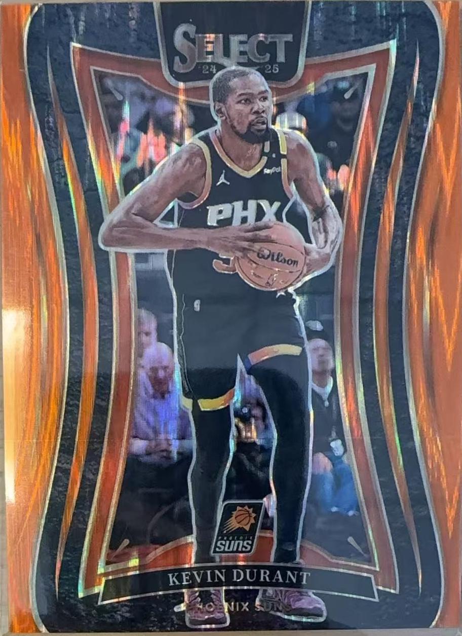 Kevin Durant [Orange Flash Prizm] #338