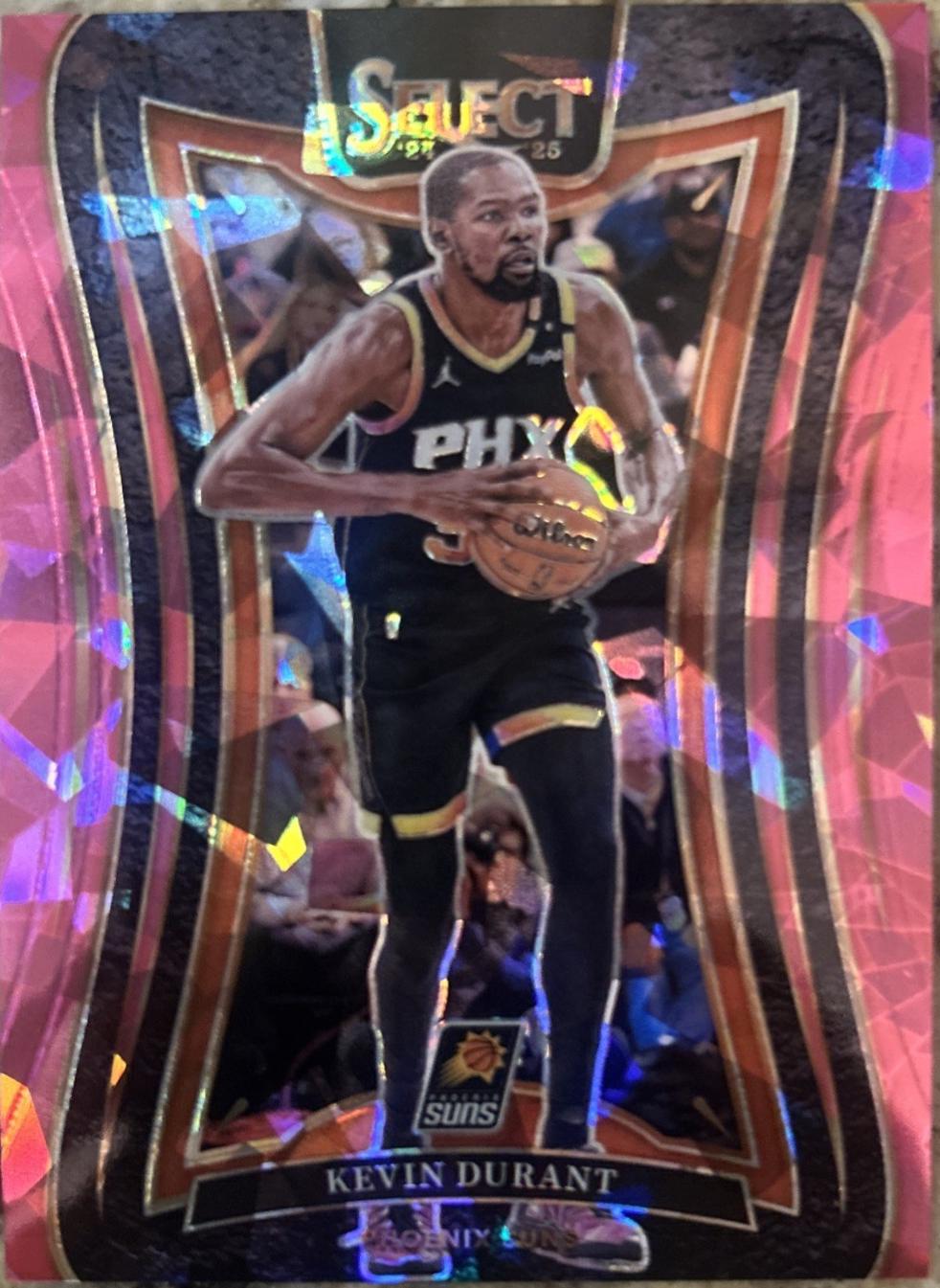 Kevin Durant [Pink Cracked Ice Prizm] #338