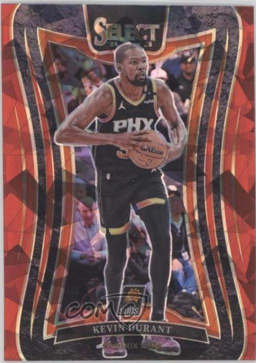 Kevin Durant [Red Cracked Ice Prizm] #338