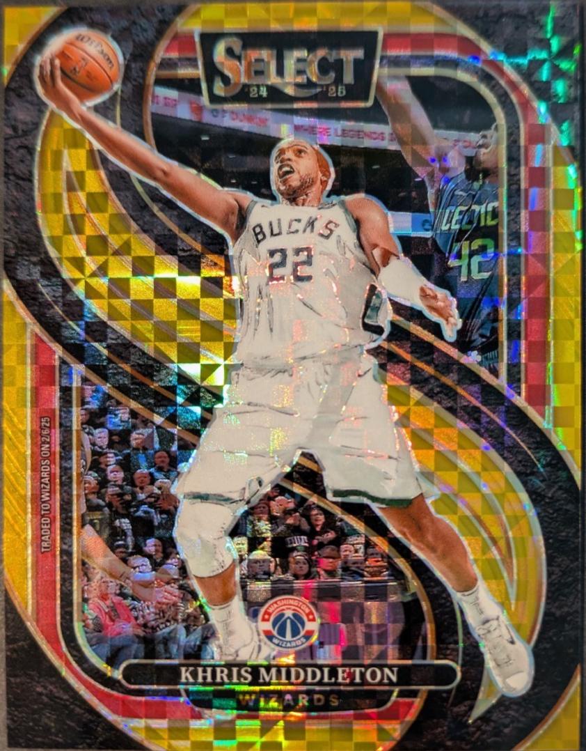 Khris Middleton [Gold Prizm] #161