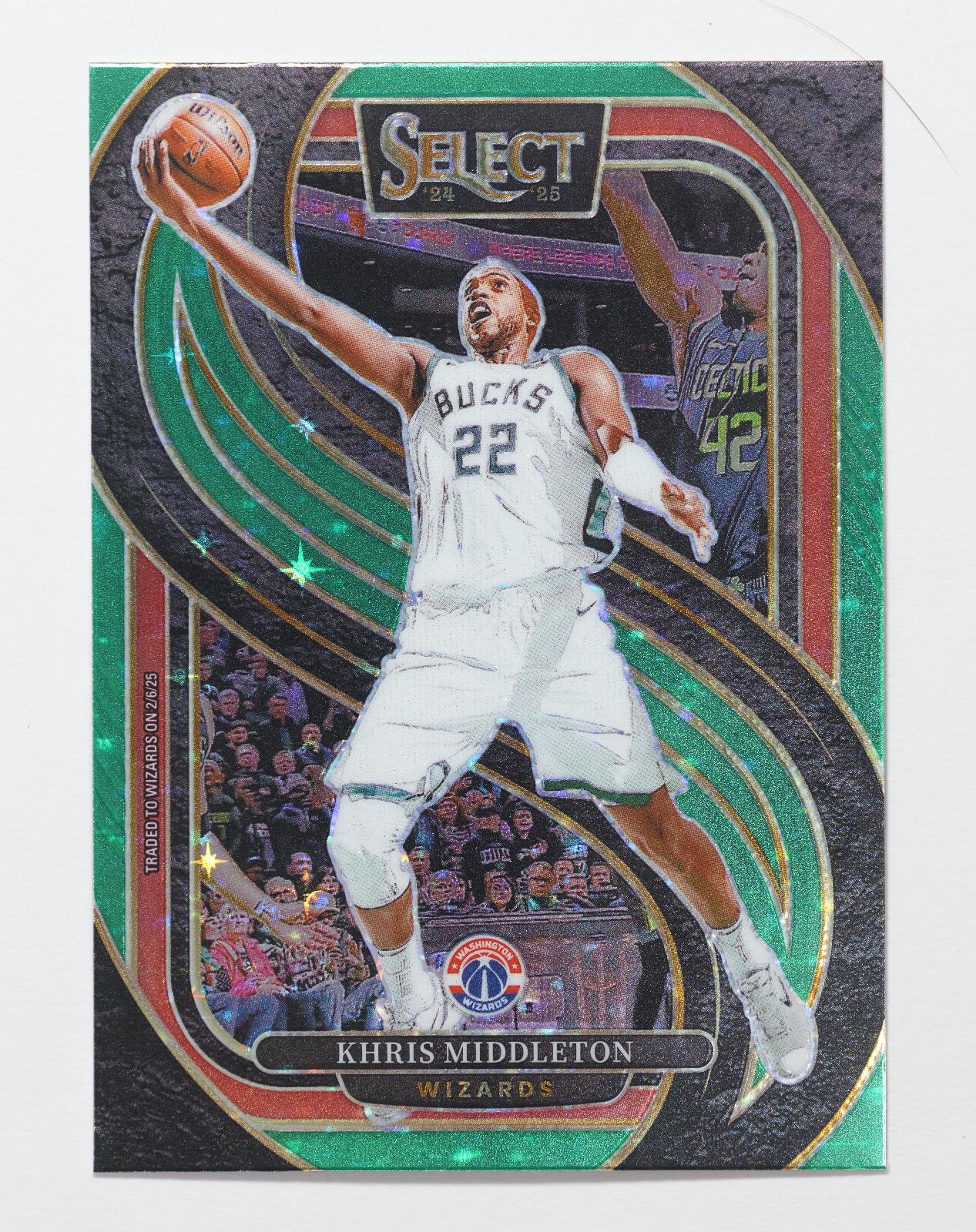 Khris Middleton [Green Stars Prizm] #161