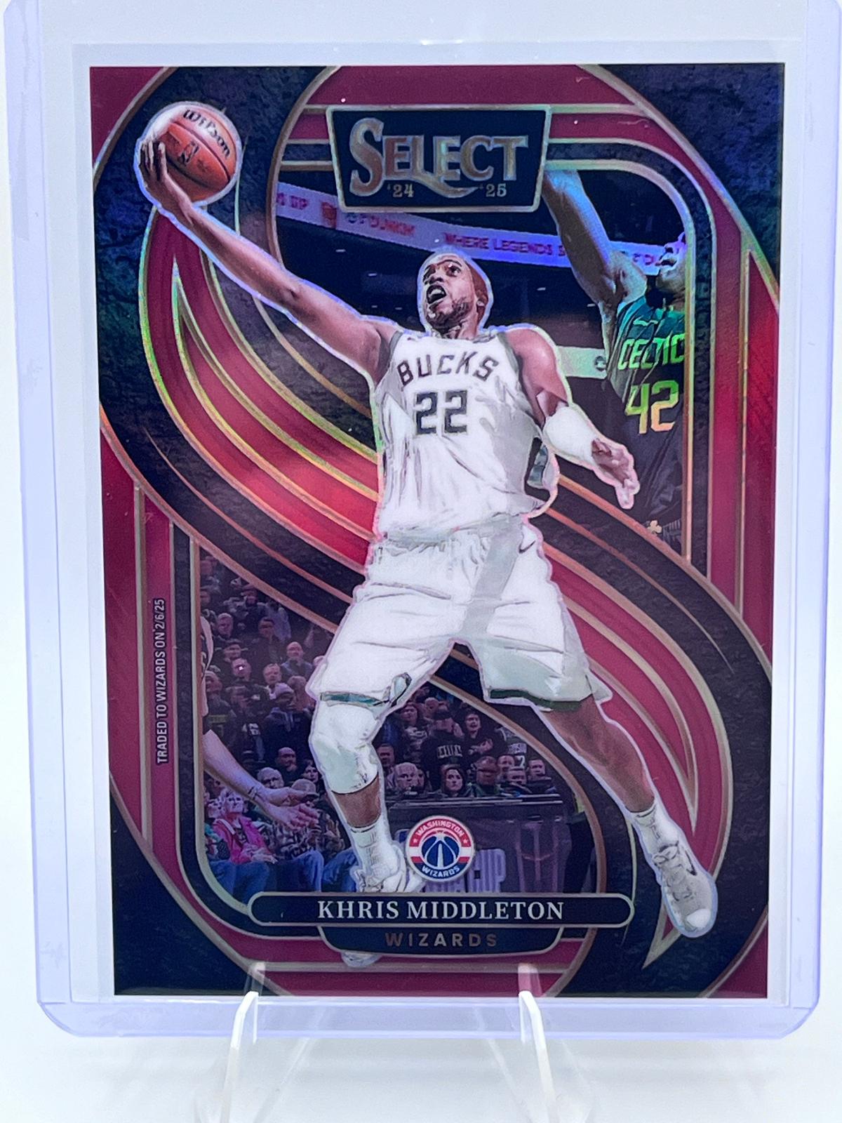 Khris Middleton [Red Prizm] #161