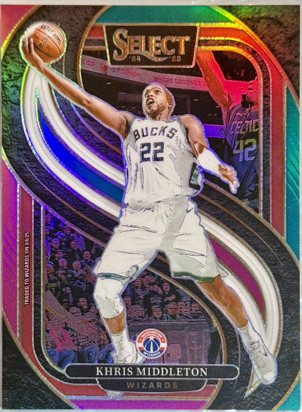 Khris Middleton [White Prizm] #161