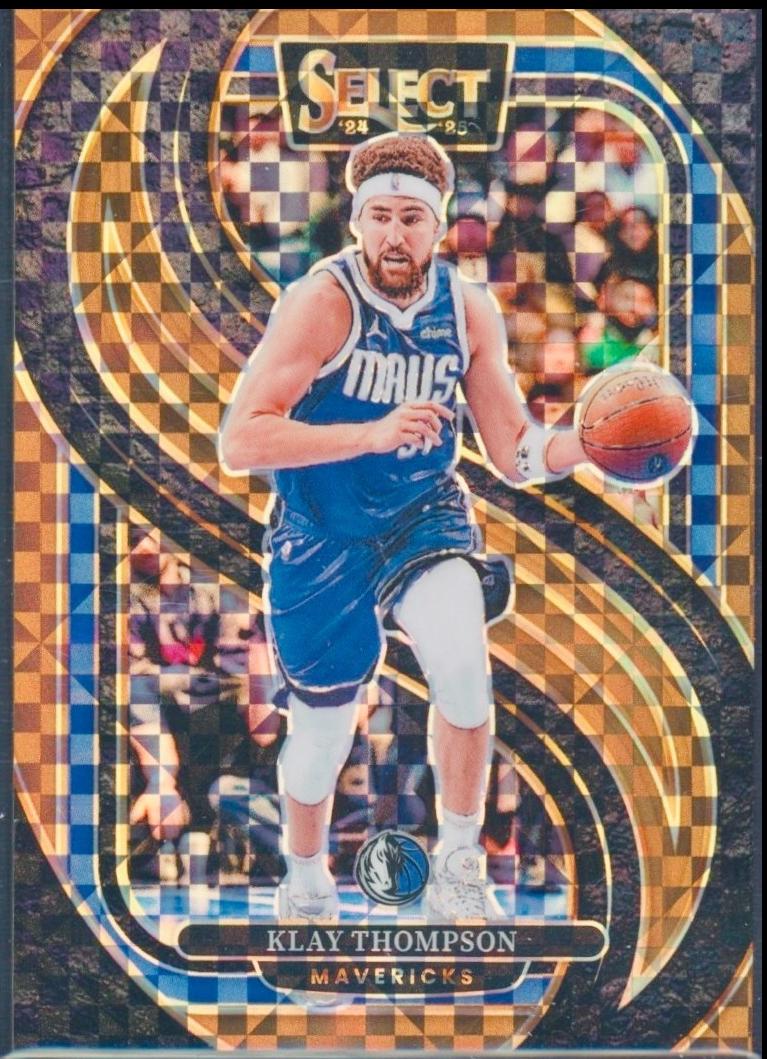 Klay Thompson [Bronze Checker Prizm] #108