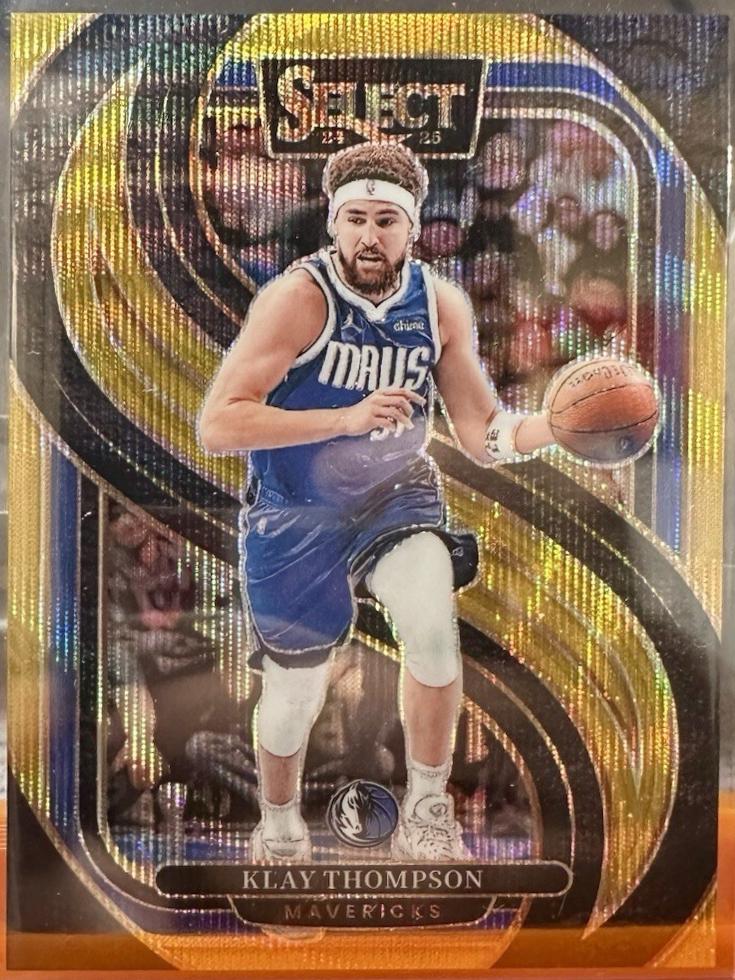 Klay Thompson [Gold Wave Prizm] #108