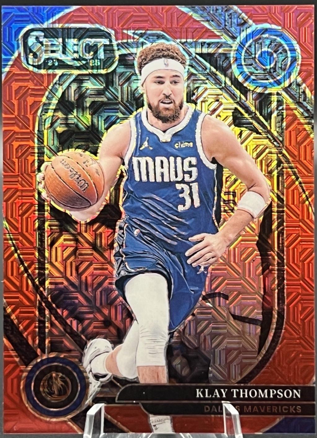 Klay Thompson [Red Mojo Prizm] #207