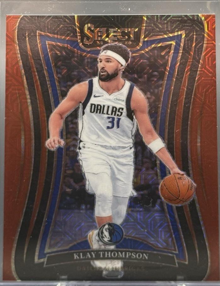 Klay Thompson [Red Mojo Prizm] #360