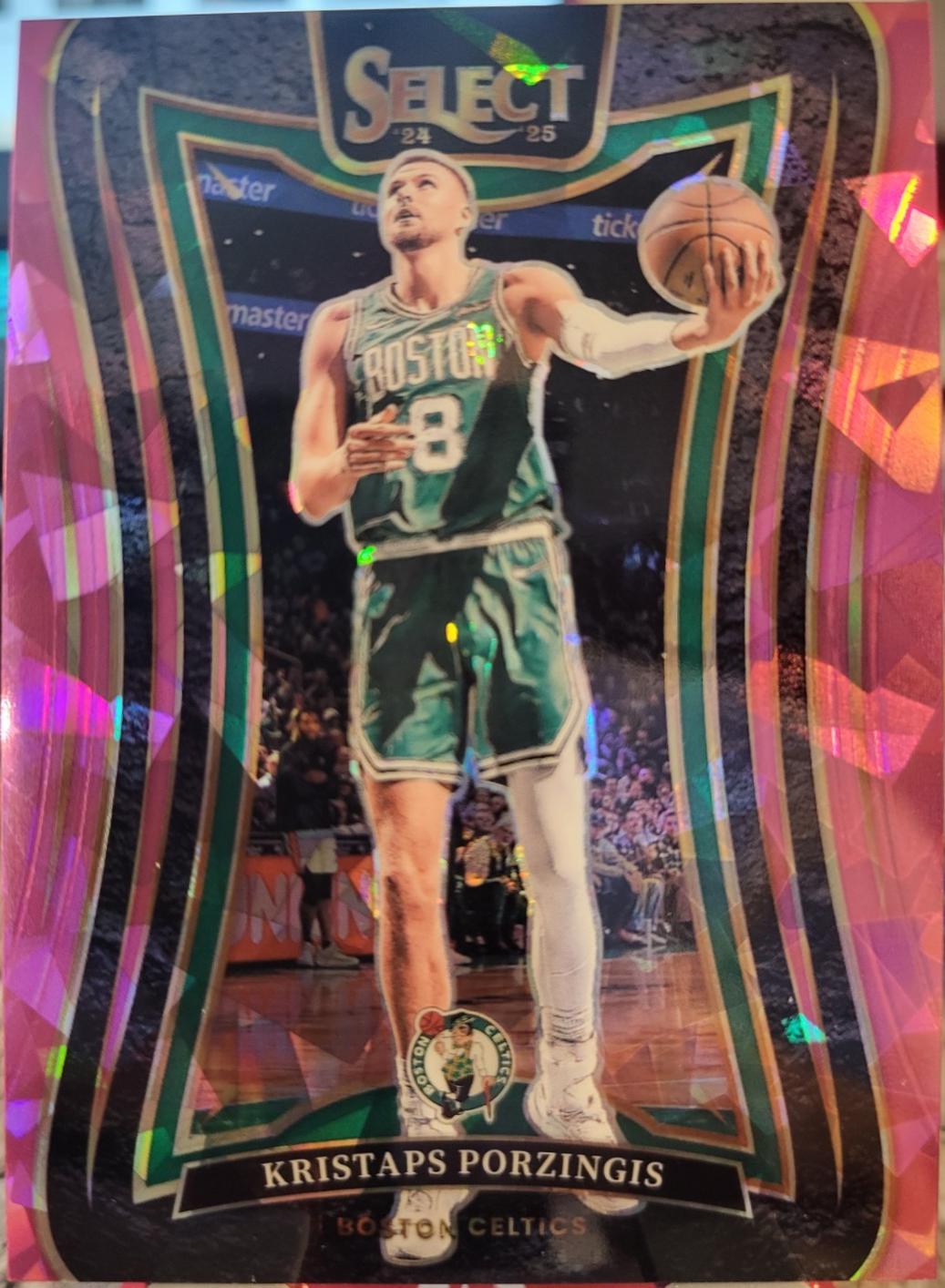 Kristaps Porzingis [Pink Cracked Ice Prizm] #357