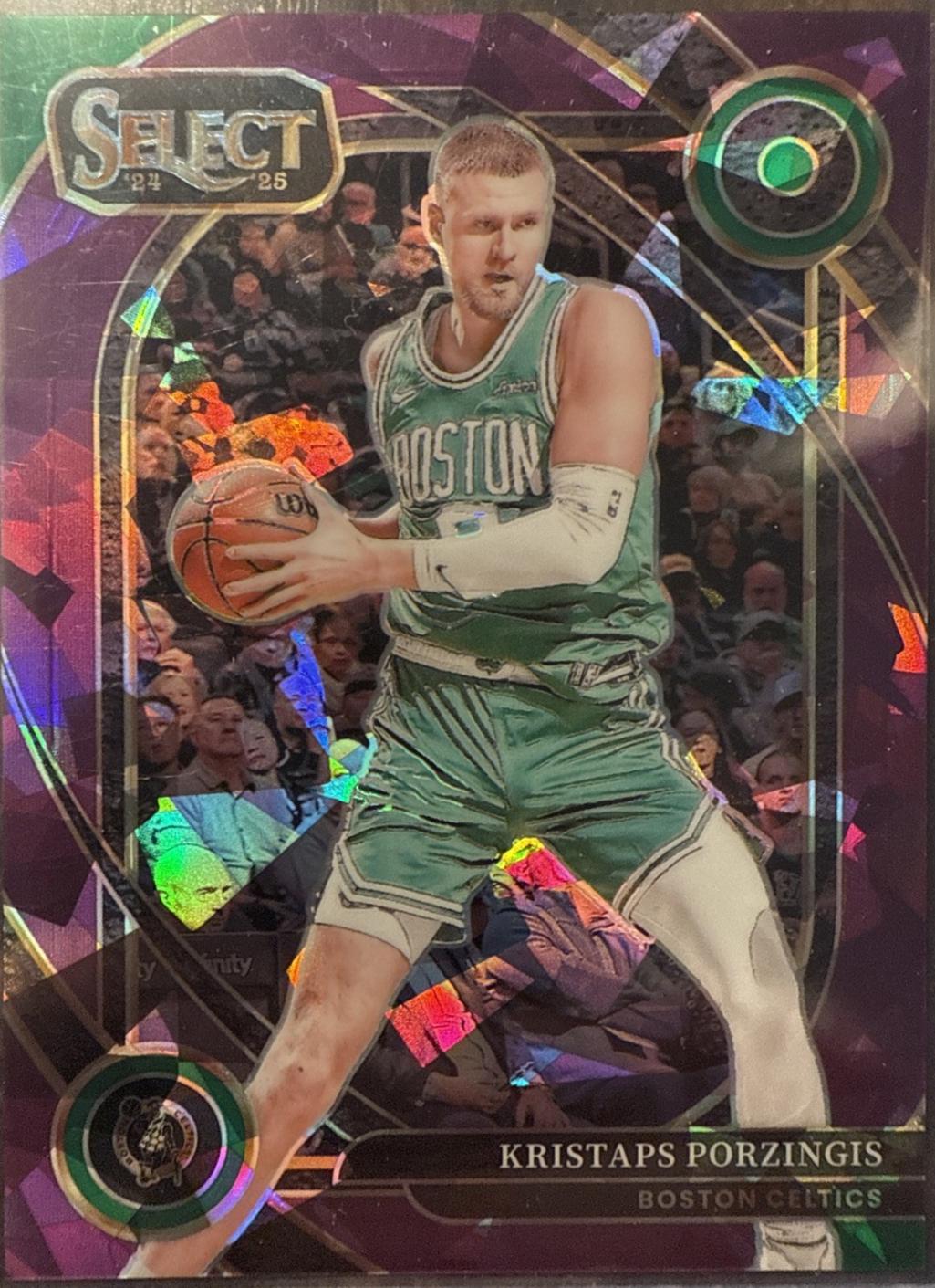 Kristaps Porzingis [Purple Cracked Ice Prizm] #232