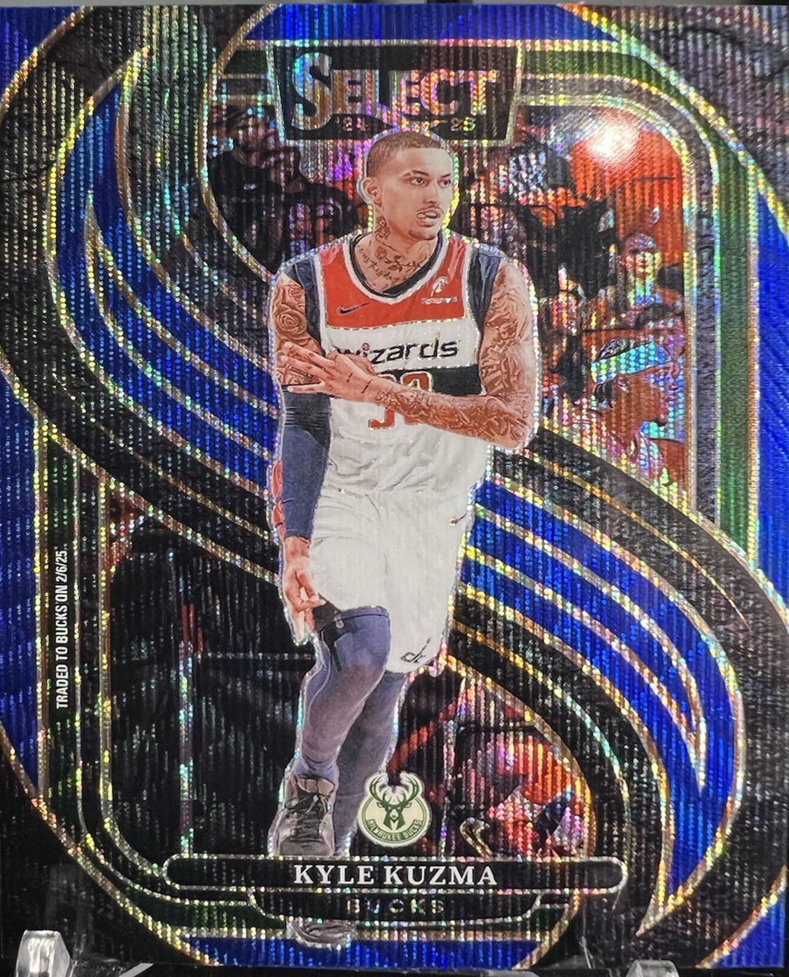 Kyle Kuzma [Blue Wave Prizm] #106
