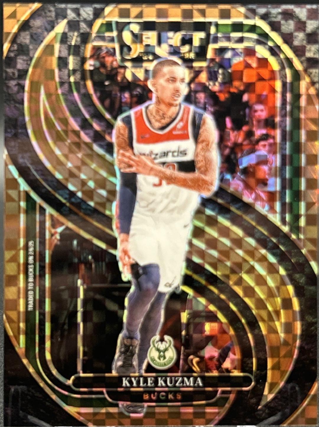 Kyle Kuzma [Bronze Checker Prizm] #106