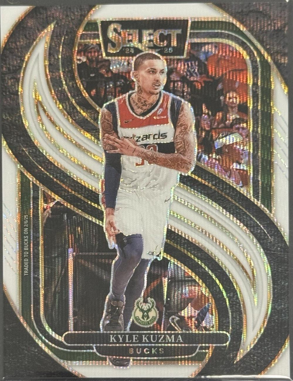 Kyle Kuzma [White Wave Prizm] #106