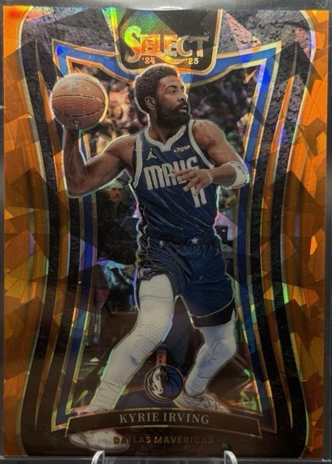 Kyrie Irving [Orange Cracked Ice Prizm] #344