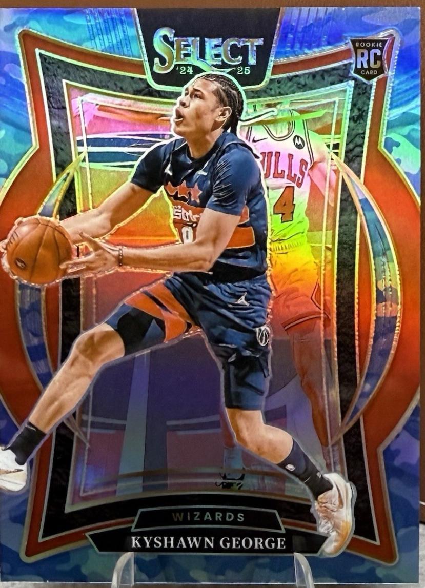 Kyshawn George [Blue Camo Prizm] #85