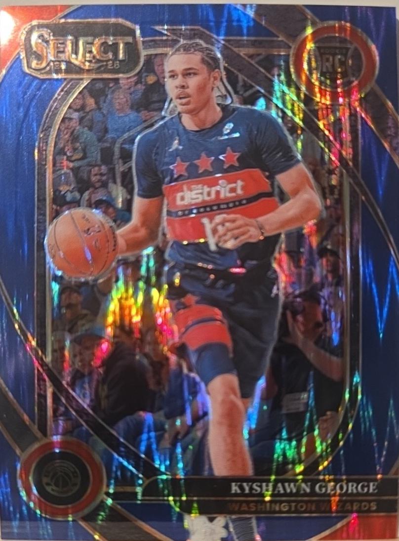 Kyshawn George [Blue Flash Prizm] #285