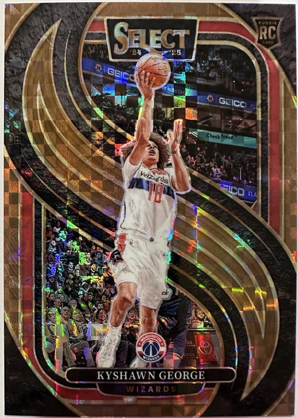Kyshawn George [Bronze Checker Prizm] #177