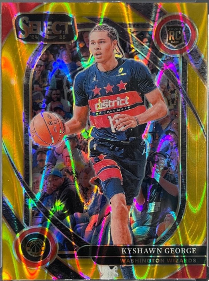 Kyshawn George [Gold Flash Prizm] #285