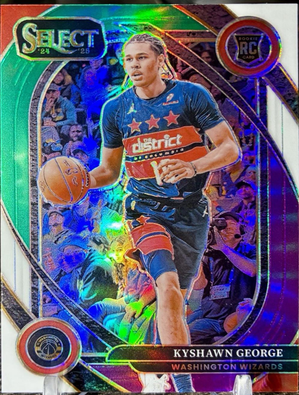 Kyshawn George [Green White Purple Prizm] #285