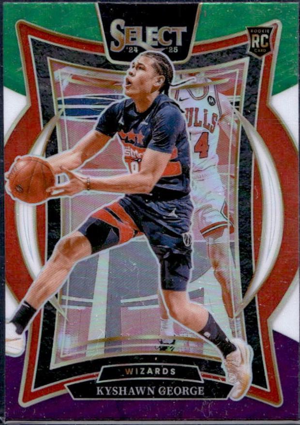 Kyshawn George [Green White Purple Prizm] #85