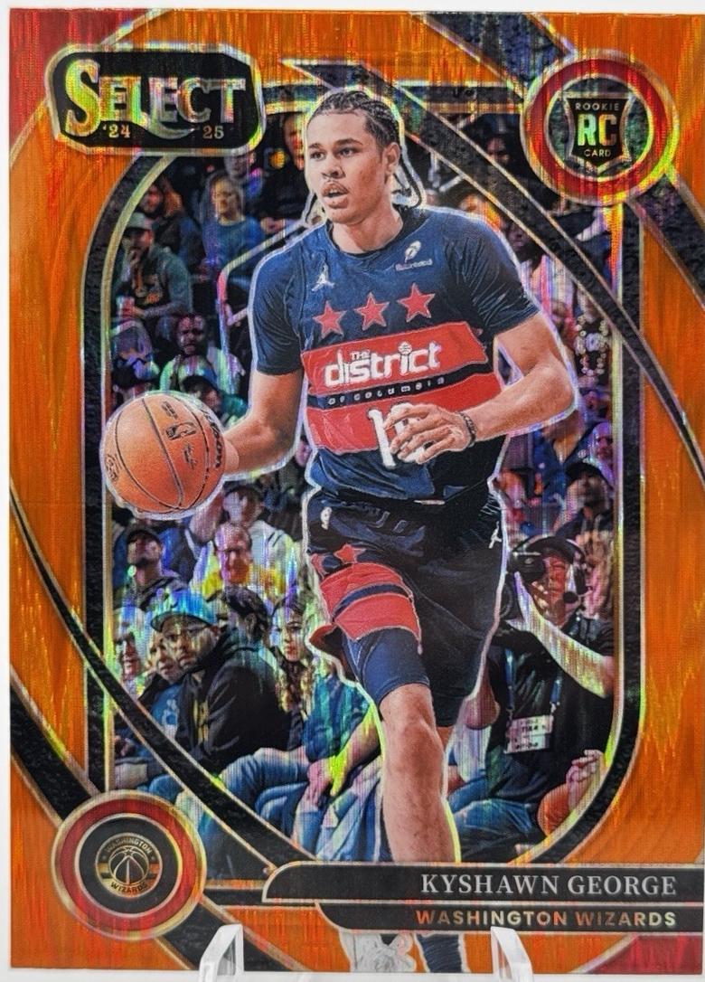 Kyshawn George [Orange Flash Prizm] #285