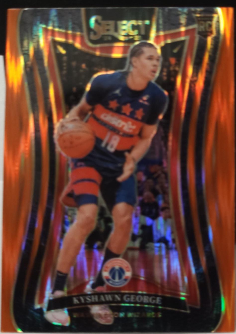 Kyshawn George [Orange Flash Prizm] #374