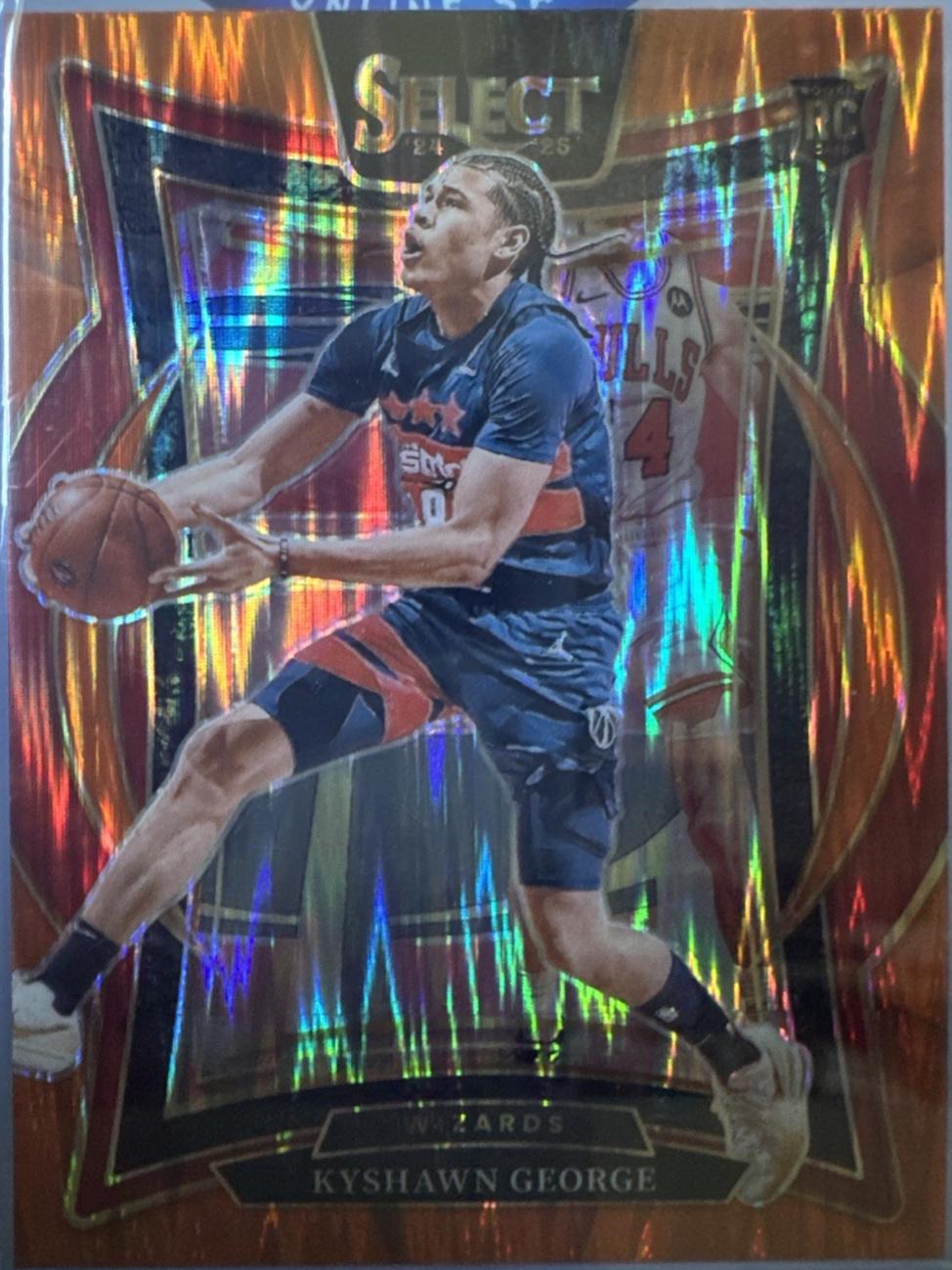Kyshawn George [Orange Flash Prizm] #85