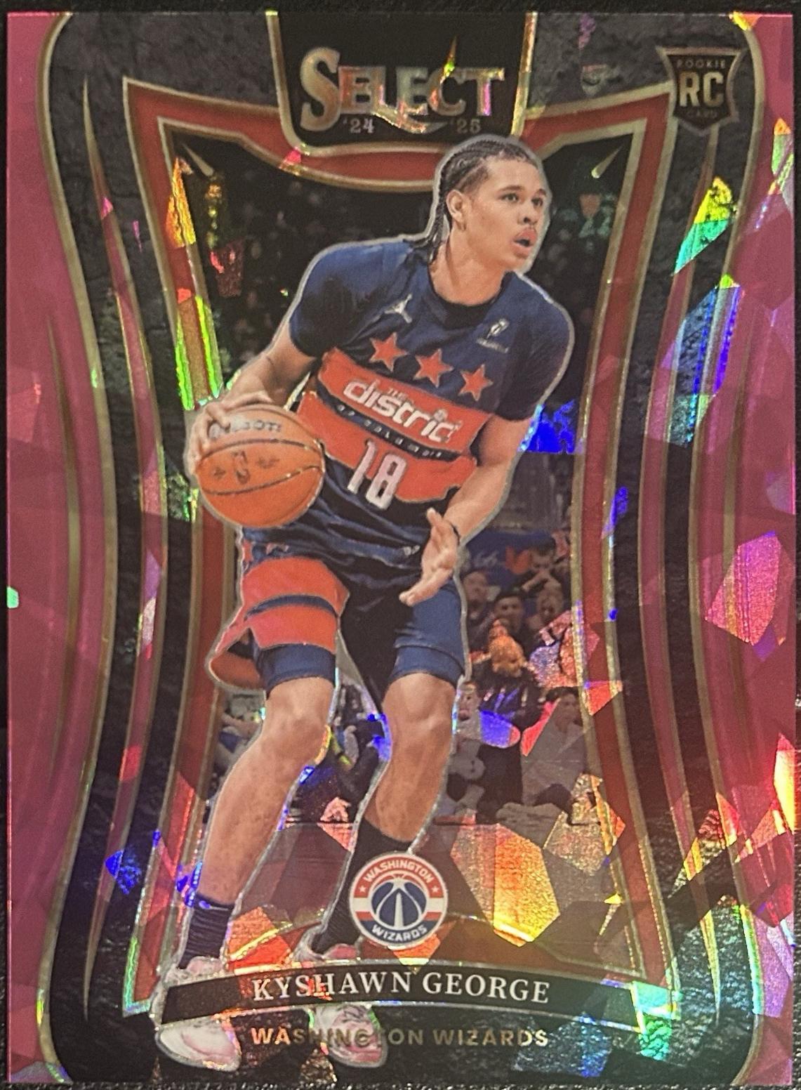 Kyshawn George [Pink Cracked Ice Prizm] #374
