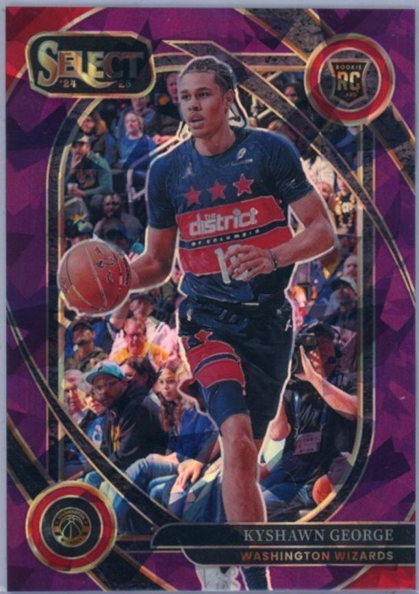 Kyshawn George [Purple Cracked Ice Prizm] #285