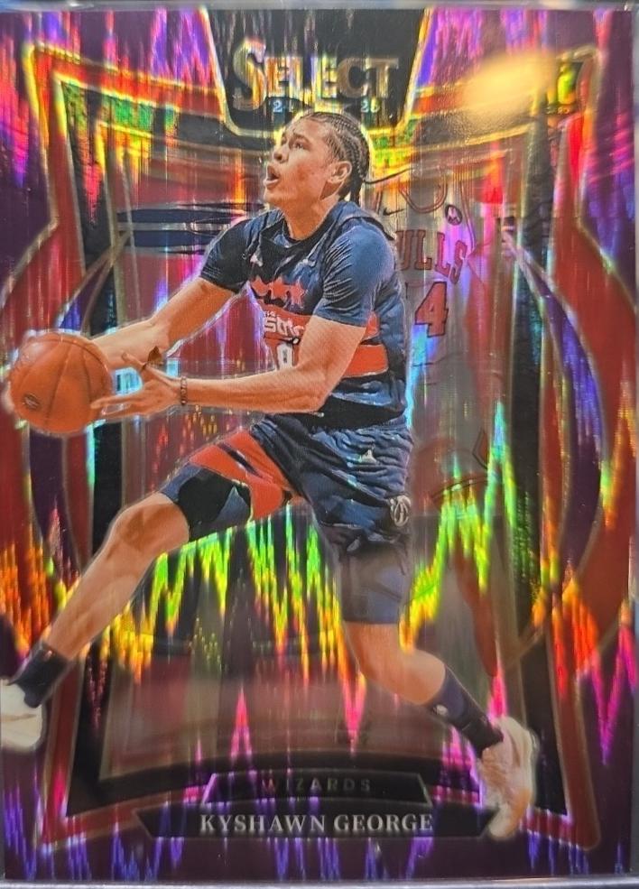 Kyshawn George [Purple Flash Prizm] #85